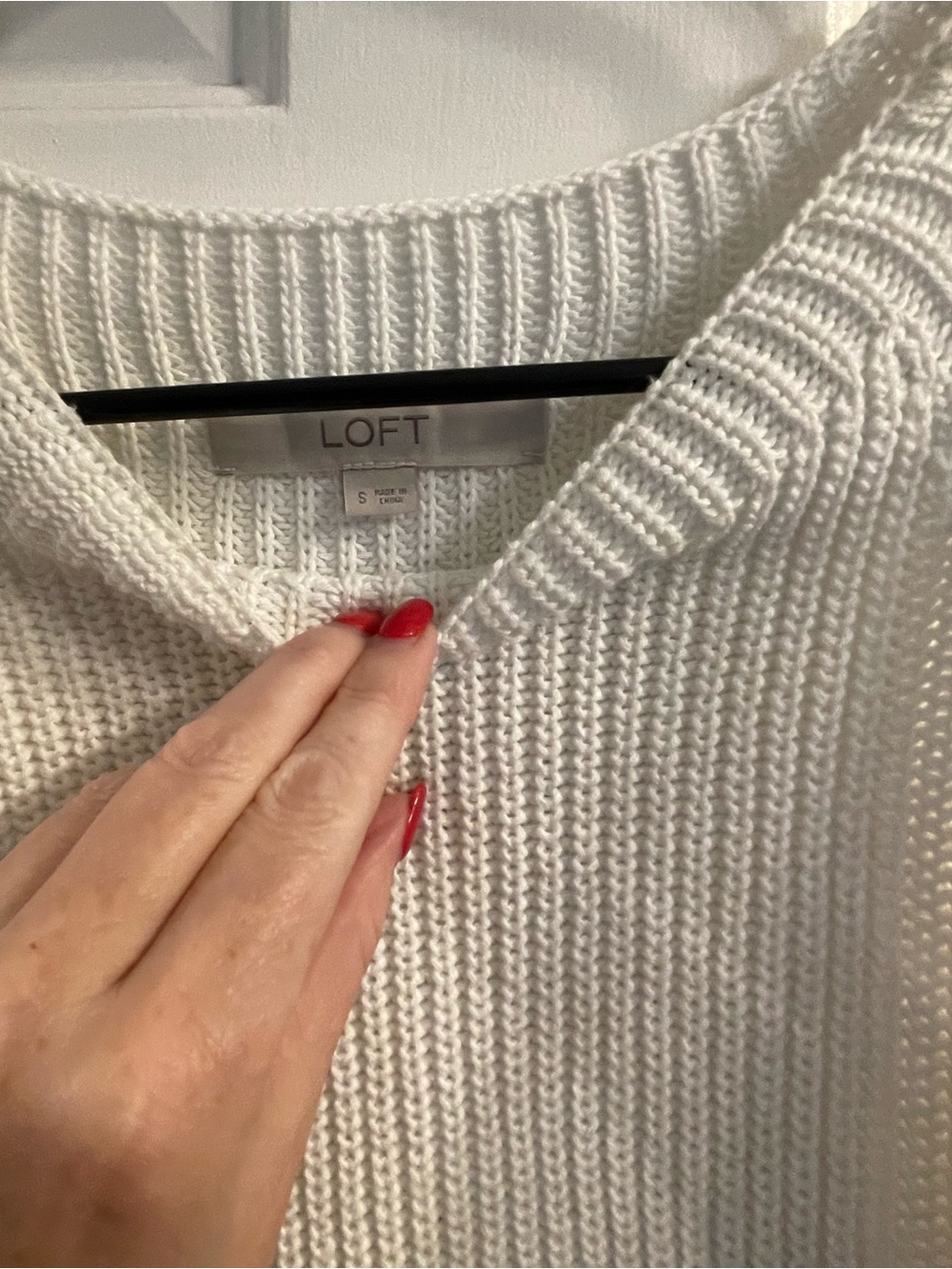 LOFT Ribbed High-Neck Sweater Tank - Picture 3 of 4